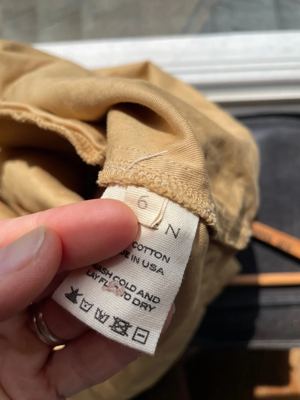 Döen Paige Shorts size 6 in Tan - Picture 5 of 5